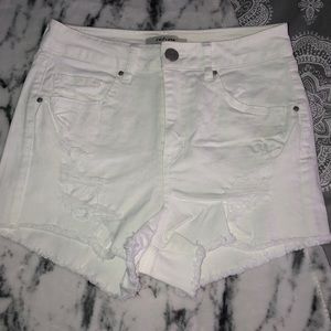 Charlotte Russe High-Rise Denim Shorts!